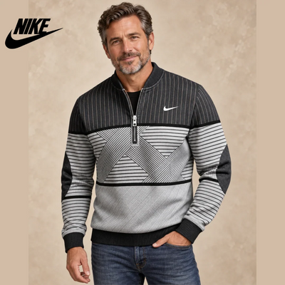 Men's Knitted Half-Zip Pullover