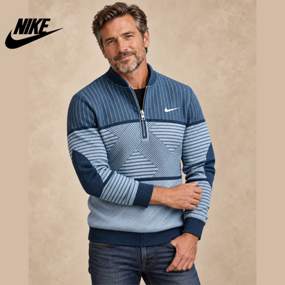 Men's Knitted Half-Zip Pullover