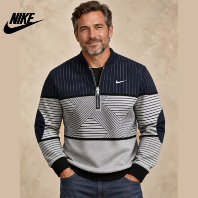 Men's Knitted Half-Zip Pullover